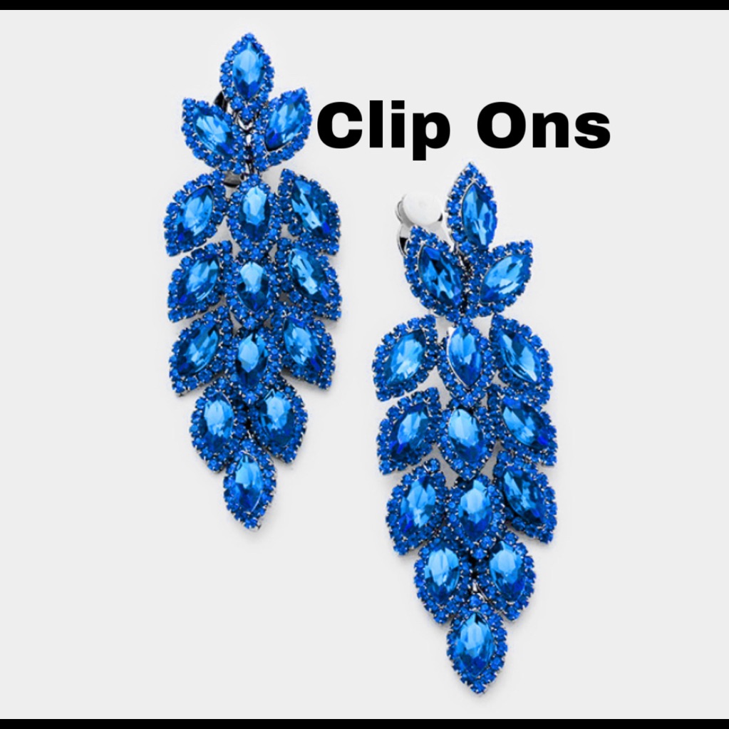 Clip Ons Royal Blue